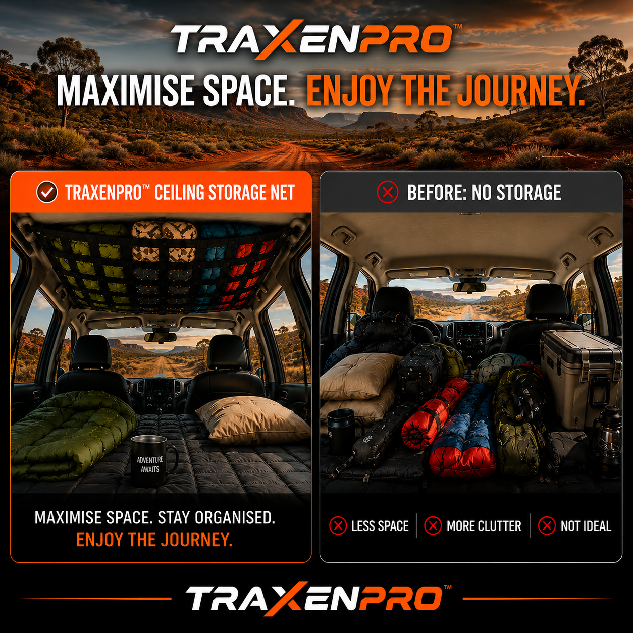 TraXenPro™ Ceiling Storage Net